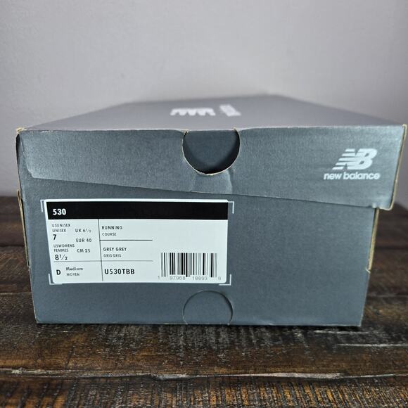 NEW New Balance 530 Womens Size 8.5 D Running Shoes U530TBB Gray Mineral Green - Picture 12 of 12